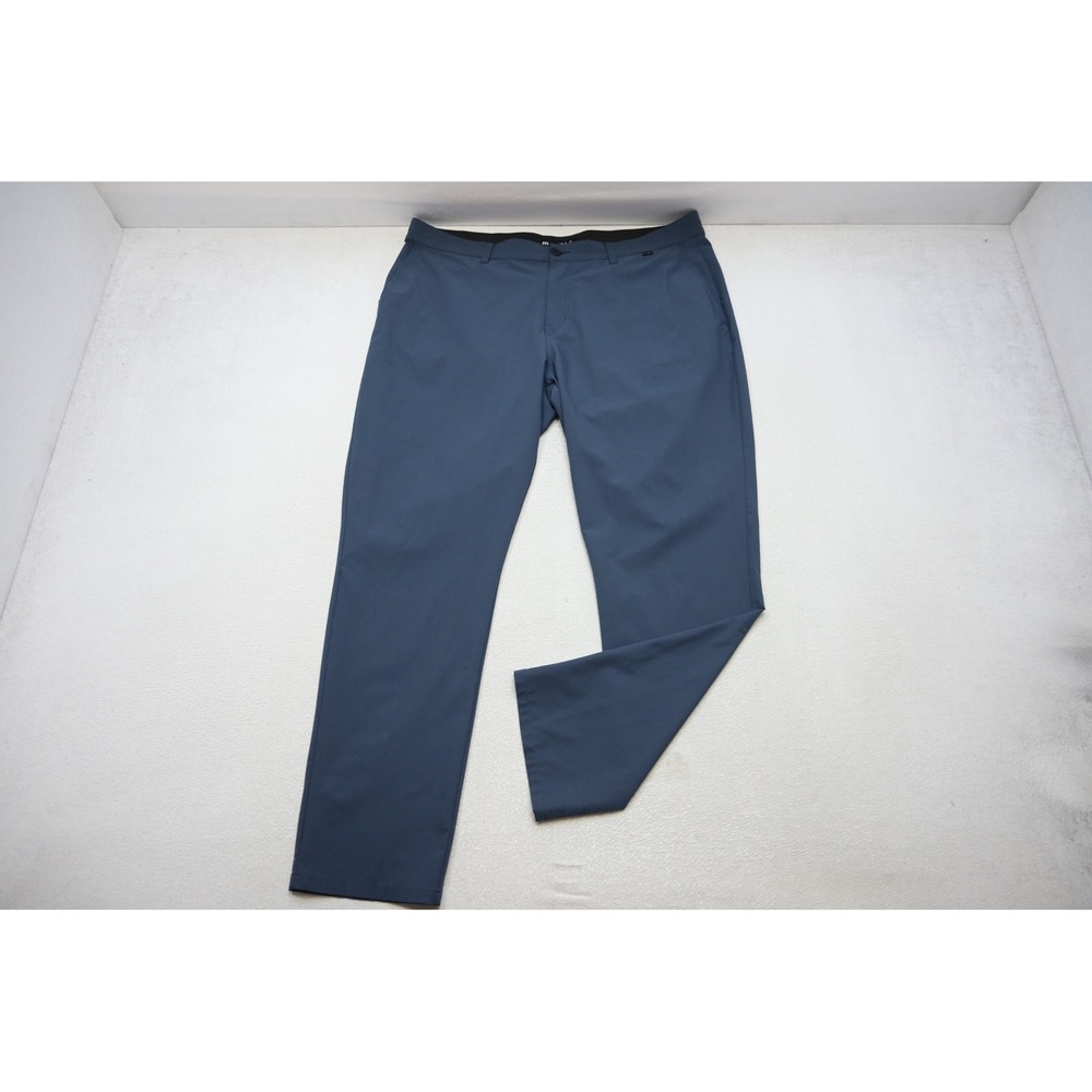 TravisMathew Golf Pants Mens 42x32 Blue Stretch Performance Trousers Excellent
